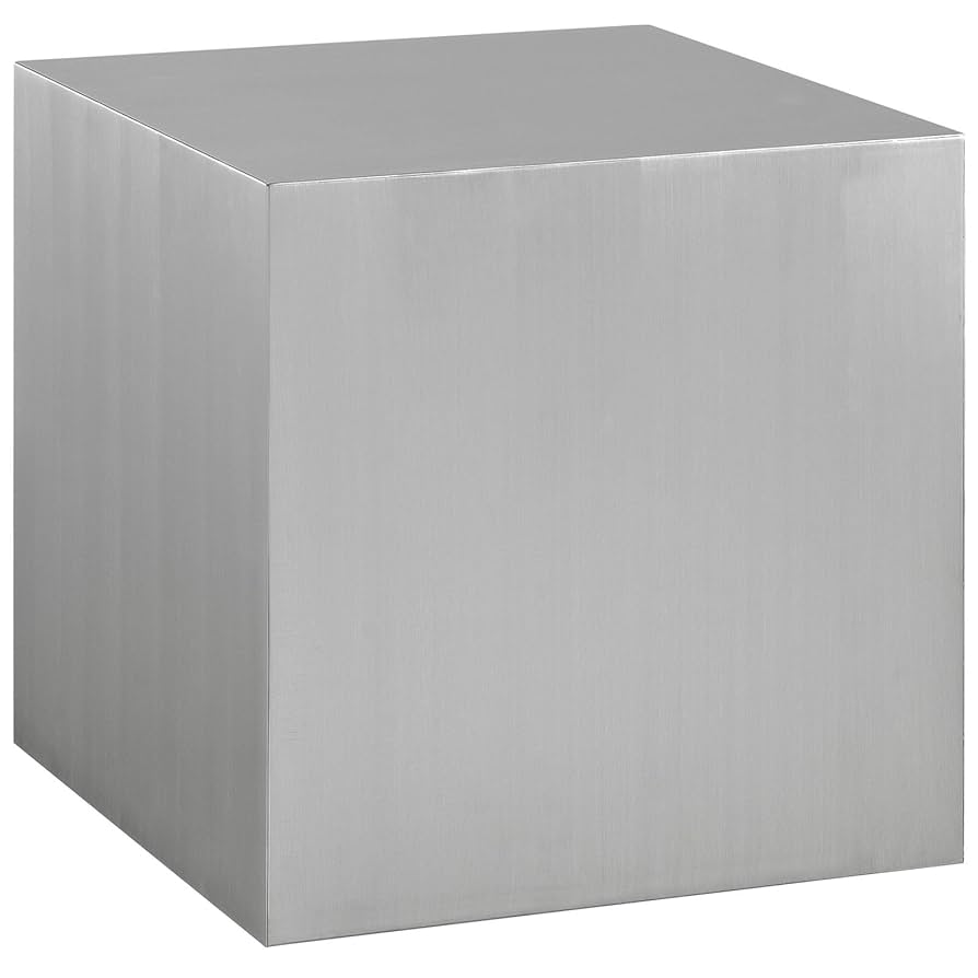 Modway Cast Stainless Steel Side Table, Silver : Amazon.ca: Home